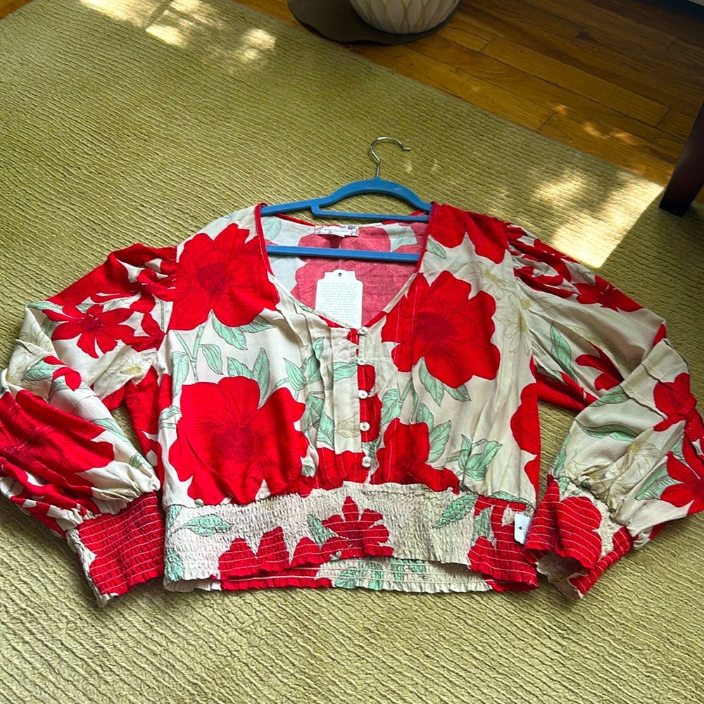 Floral blouse, brand new with tags.